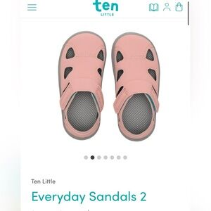 Ten Little Everyday Sandals 2 Soft Pink NEW Size 4